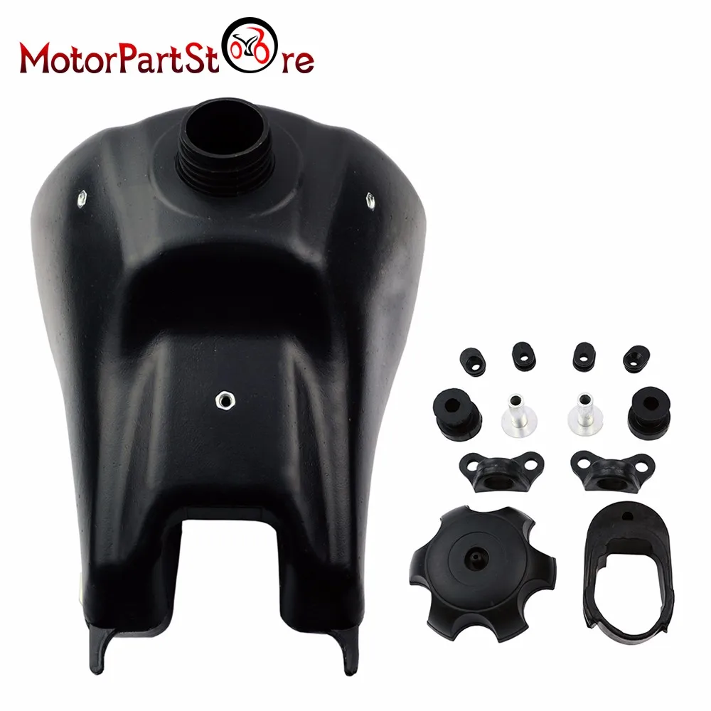 Gas Fuel Petrol Tank with Cap Petcock for Honda CRF70 CRF80 CRF100 M GT12 Pit Pro Trail Dirt Bike Motors Accessories ~