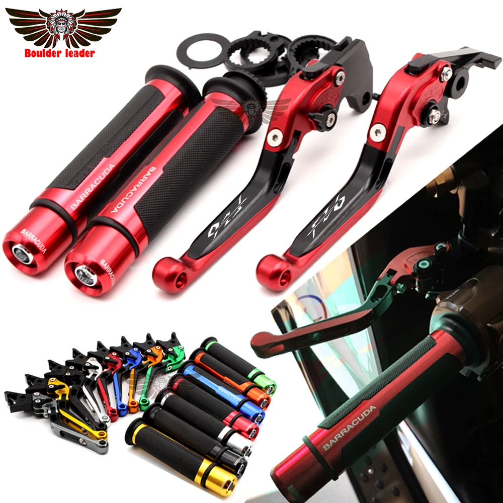 

For Yamaha FZ6 FAZER 2004-2010 2005 2006 2007 2008 2009 Motorcycle Adjustable Folding Brake Clutch Levers Handlebar Hand Grips
