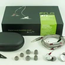 FIDUE A73 Гибридный сбалансированный арматурный+ Динамический драйвер HiFi музыка 3,5 мм CTIA Jack наушники-вкладыши с микрофоном для iPhone 6S samsung