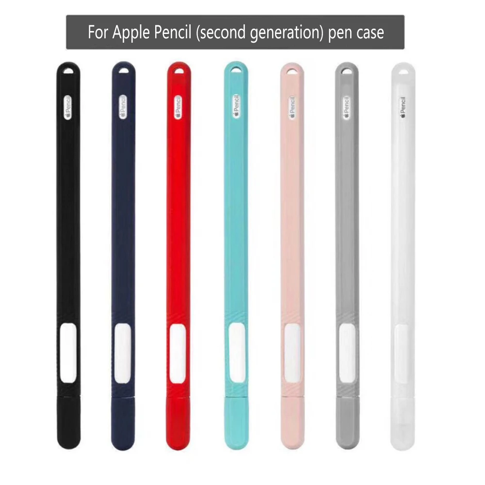 

For iPad Pencil 2 Cap Tip Cover Holder Soft Silicone For Apple Pencil 2nd Generation Case Tablet Touch Pen Stylus Pouch Sleeve