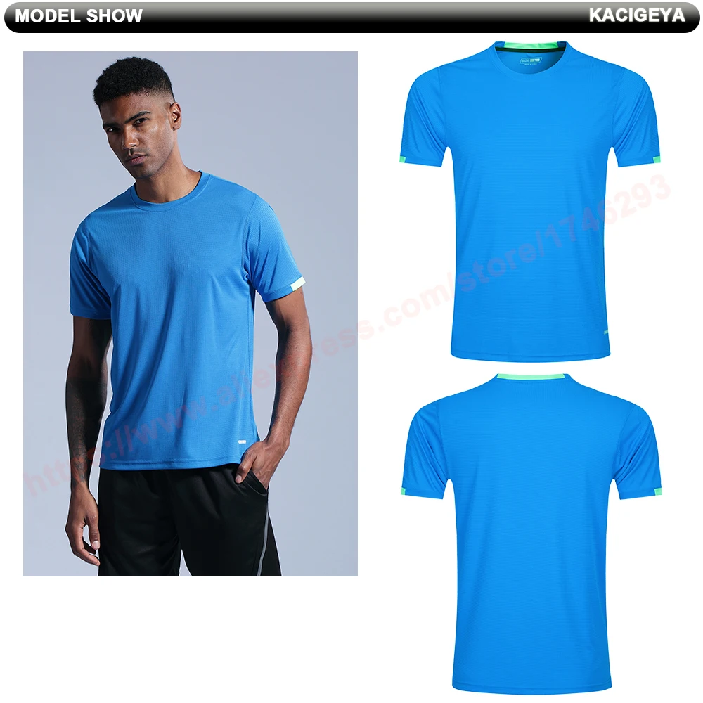 Мужские футболки для фитнеса, спортивные быстросохнущие футболки с короткими рукавами, дышащая одежда для тренировок, мужские летние футболки для бега