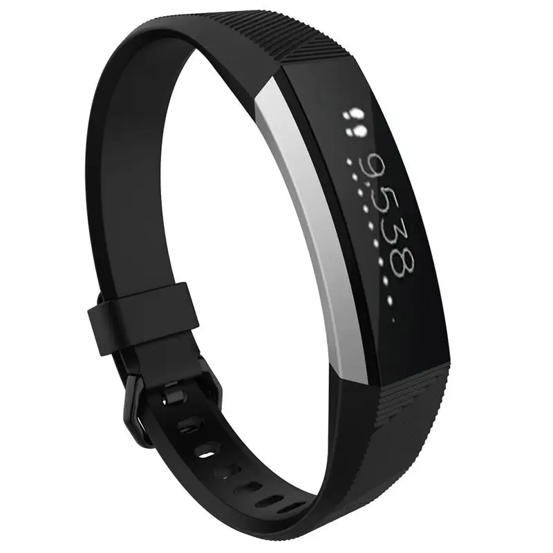 Замена силиконовой ленты для часов для Fitbit Alta HR - Цвет: Black