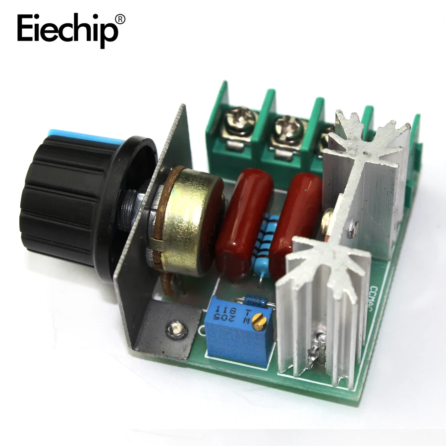 

AC 2000W 220V Speed Controller SCR Voltage Regulator Dimmers Thermostat for temperature silicon controlled Module
