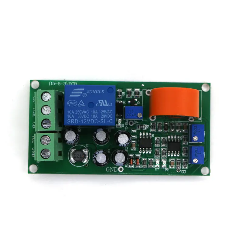 

AC Sensor Module 0-5A10A20A50A Full Range Linear Adjustable Relay Output