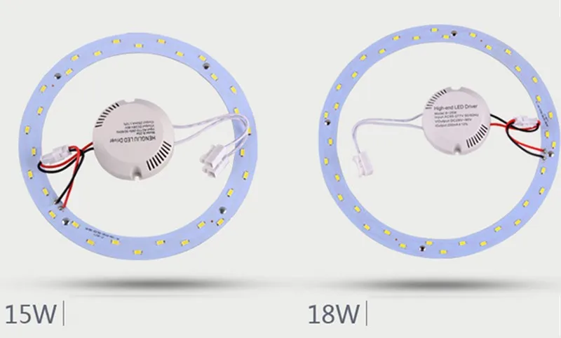 6 Вт 12 Вт 15 Вт 18 Вт 24 Вт 33 Вт 36 Вт Светодиодный кольцевой панельный круглый светильник ac220в-240 В SMD 5730 светодиодный круглый потолочный светильник