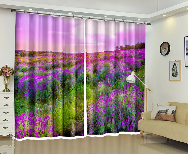 

New Botanic Garden 3D Blackout Curtains Healthy non-pollution Digital Print Curtains Customizable Tablecloth Shower Curtain