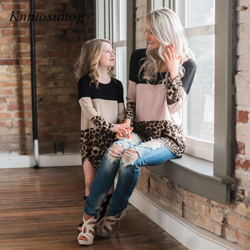 MVUPP-mother-daughter-dresses-family-matching-outfits-full-sleeve-leopard-patchwork-mommy-and-me-mom-kids (1)