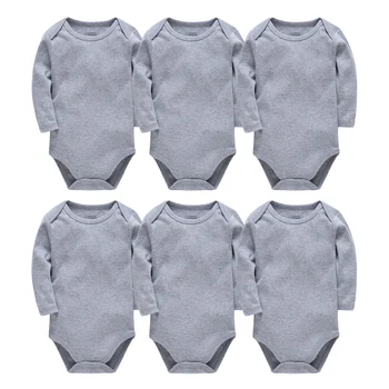 

Long Sleeve Baby Bodysuits Baby Jumsuits Set Solid 100% Cotton Newborn Baby Clothes Bebes Winter Wear Roupa De Jumper Coveralls