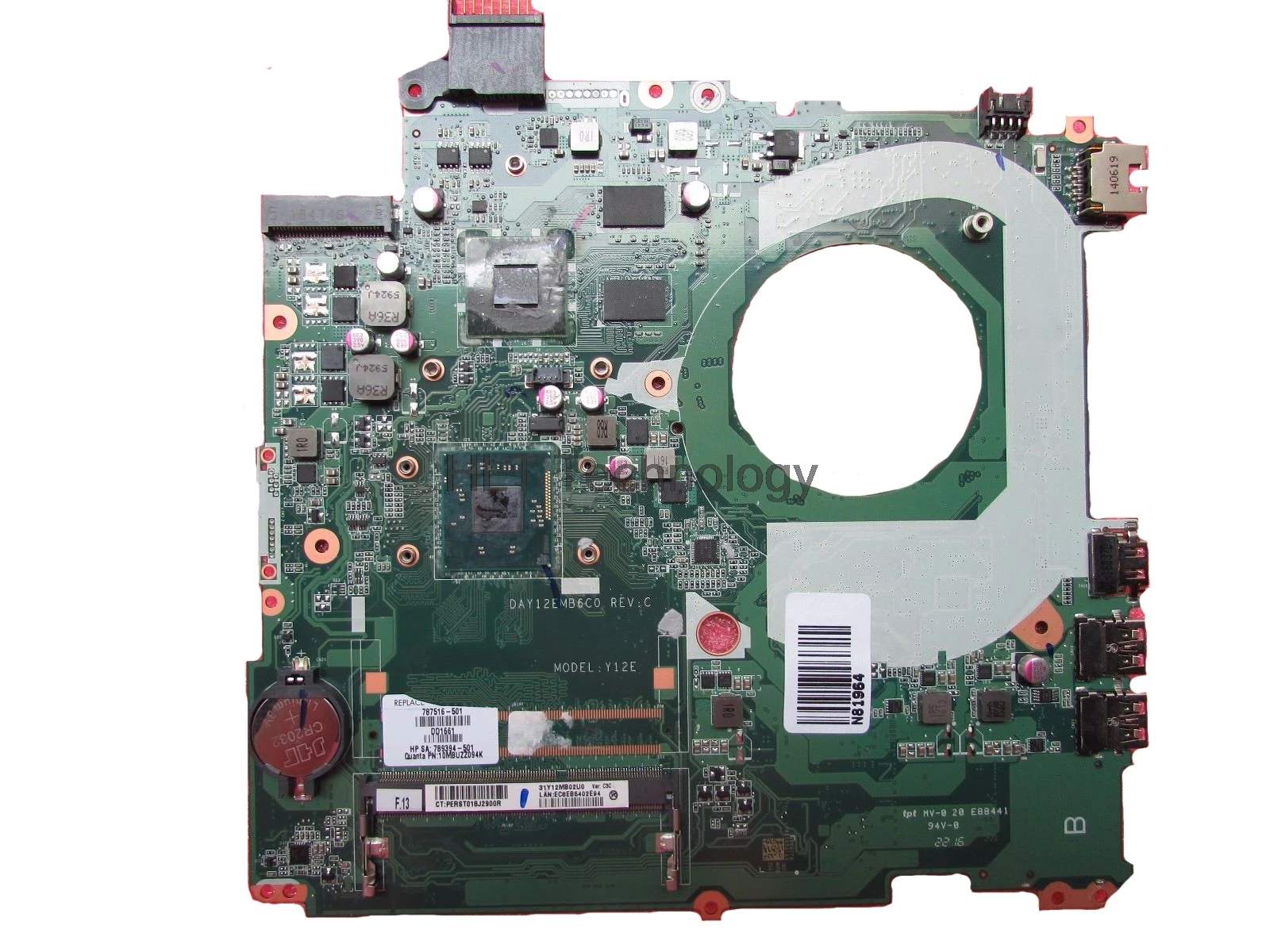 

Laptop Motherboard For HP 15 17 787516-501 787516-001 with N3540 cpu DAY12EMB6C0 DDR3 100% Tested