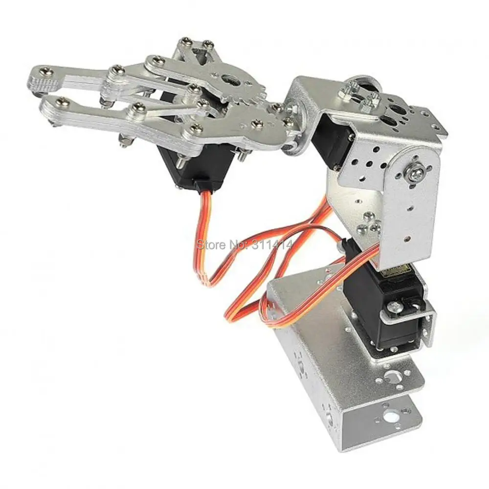 

1set DIY 3-Axis Control Palletizing Robot Arm Model With Servos And Servo Arm Plate For Arduino UNO MEGA2560 Smart Robot Car