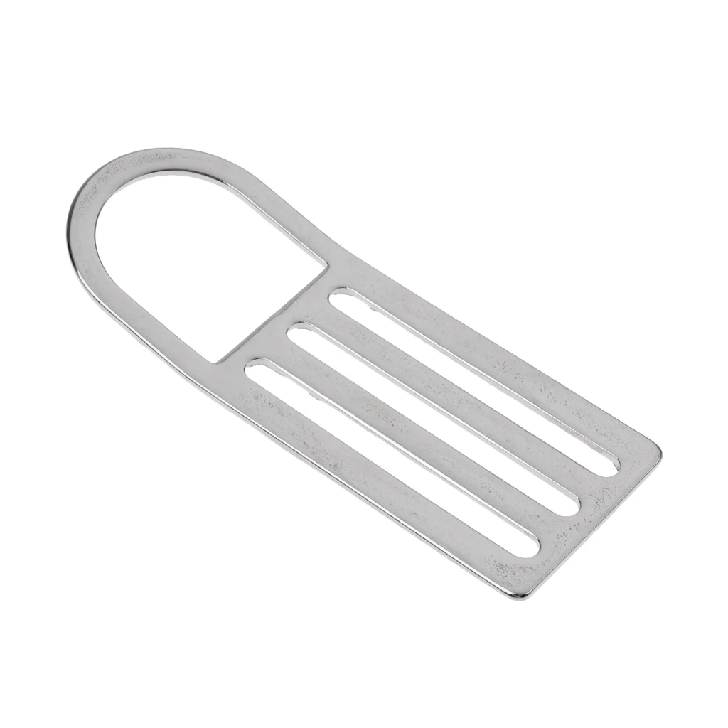 Deluxe Durable Scuba Diving Stainless Steel Weight Belt Keeper 5cm Webbing Harness Slider with D Ring Gear Tool