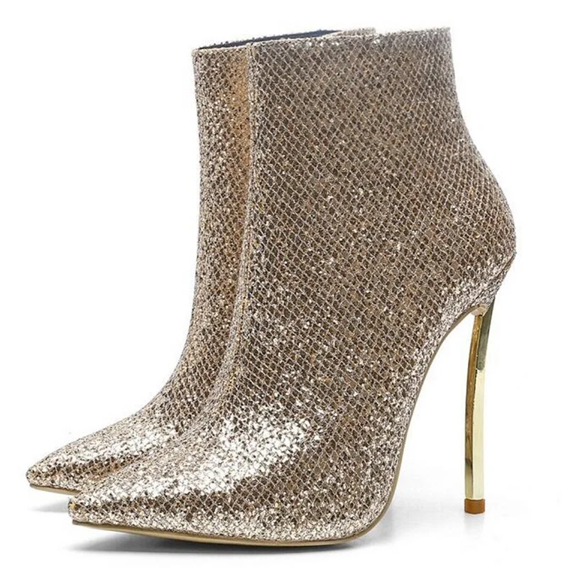 champagne pointed heels