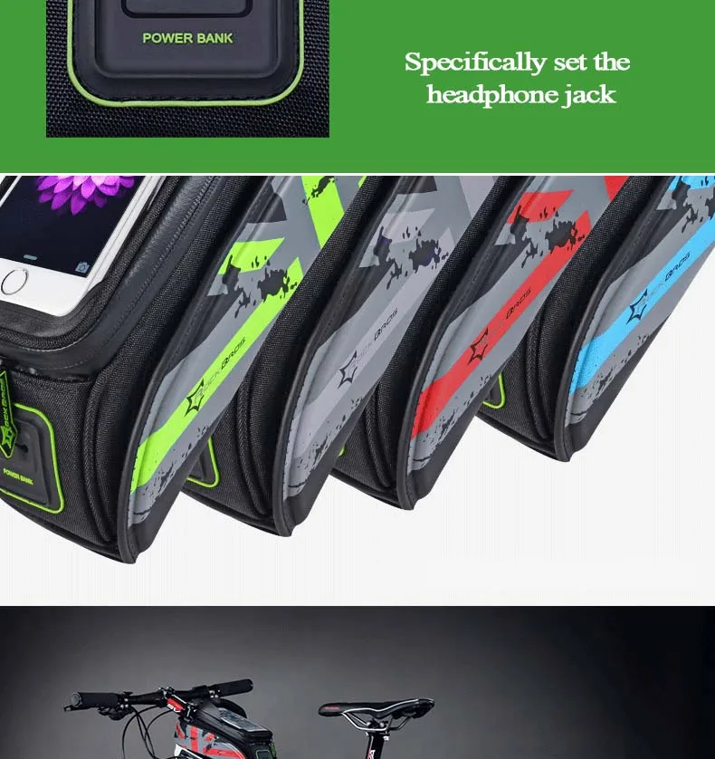 Flash Deal Rockbros Bicycle Bag 5.8 6.0 Inch Phone Case Waterproof Touchscreen Bike Frame Top Tube Bag Basket Cycling Bags Bike Accessories 9 Flash Deal Rockbros Bicycle Bag 5.8 6.0 Inch Phone Case Waterproof Touchscreen Bike Frame Top Tube Bag Basket Cycling Bags Bike Accessories 9