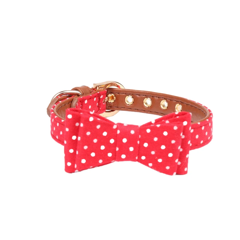 Red Bow Collar