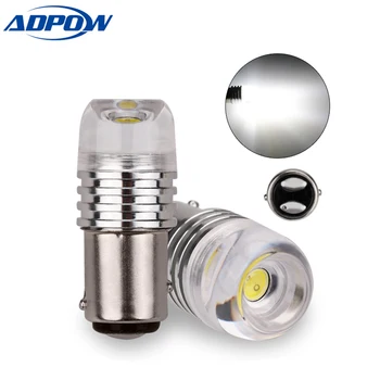 

2PCS 1157 BAY15D 3W Car LED COB Concave Len Strobe Flashing White 12V P21/5W Car Brake Turn Signal Lamp Bulb