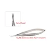 12cm bend head micro Cornea scissors Hand tool Surgery stainless steel Ophthalmic Instruments high quality 1