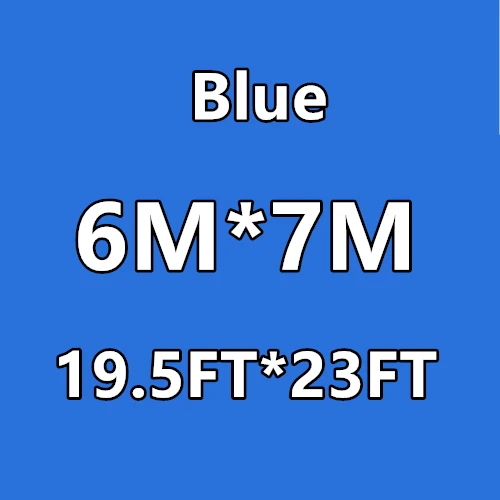 Blue 7Mx6M VILEAD 7 м(23FT) широкая синяя камуфляжная сетка Военная армейская камуфляжная сетчатый солнцезащитный крем тентовая тень сетка для охоты тент Кемпинг палатка - Цвет: Blue 7Mx6M