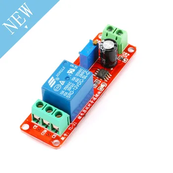 

DC 12 V Vehicle Delay Relay Shield Module NE555 Timer Adjustable Switch 0 ~ 10 S S08
