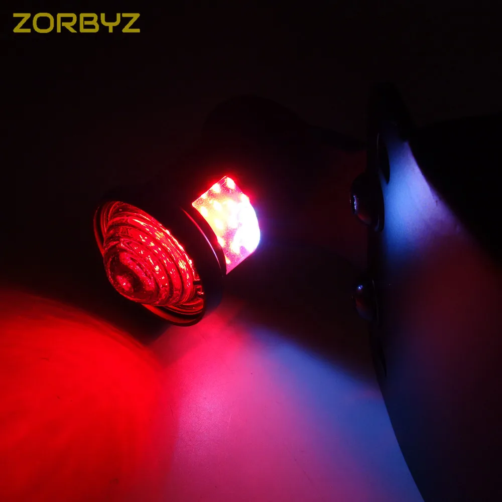 Zorbyz LED изогнутые задние стоп Номерные знаки для мотоциклов кронштейн Боковое крепление для Harley Sportster Chopper