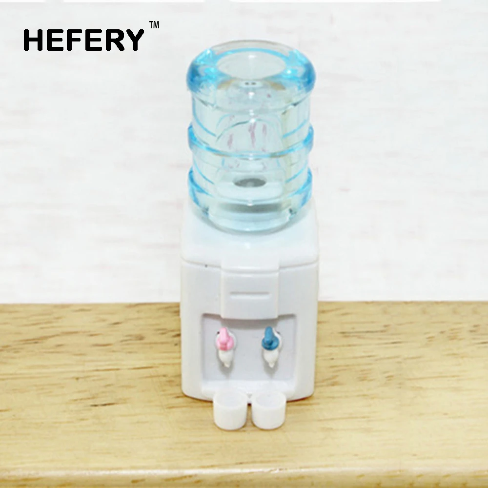 

1/12 Dollhouse Miniature Accessories Mini Desktop Water Dispenser with Two Cup Simulation Furniture Toys for Doll House Decor