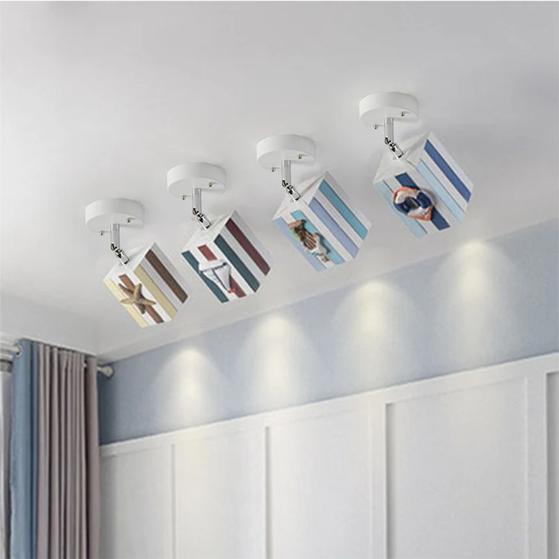

Fashion E27 LED Wall Spotlight 5W Led ceiling Down lights Rotate Adjustable angle LED Light Energy Saving Spot light For bedroom