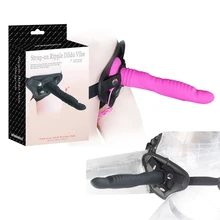 7 Speed Strapon Dildo Vibrator for Women Silicone Strap ons Big Dildo Vibrating Strap-ons Penis Anal Butt Plug Lesbian Couples