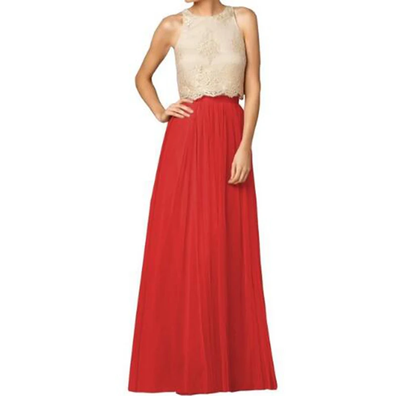 U-SWEAR Для женщин 3-уровневые кружевные Длинная юбка макси с эластичной резинкой на талии, Тюлевая юбка подружки невесты, вечернее платье, платье на юбки размера плюс Для женщин Горячая Распродажа юбок - Цвет: 628