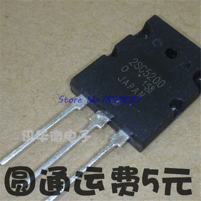 

20pcs/lot New 2SC5200 2SA1943 TO-3P integrated circuits A1943 C5200 each 10pcs TO-247