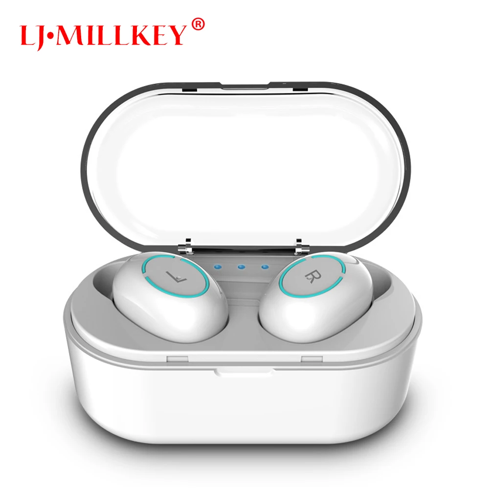 

TWS 5.0 Bluetooth Wireless Earphones True Wireless Earbuds in-Ear Stereo with Microphone Binaural Calls Headset YZ275