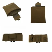 Открытый Многофункциональный большой складной мешок утилизации тактический жилет аксессуар сумка для хранения водонепроницаемый molle камуфляж сумка