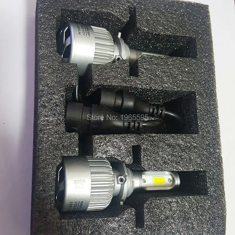 hb3 9005 cree cob led car headlight hid xenon halogen bulb 06