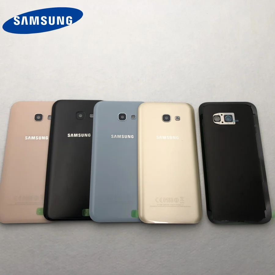 Для samsung Galaxy A3 A5 A7 A320 A520 A720 Full Корпус чехол сзади Батарея Дверь чехол A320F A520F A720F средняя рамка