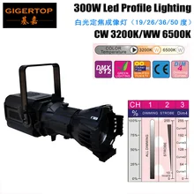 TP-008 300 Вт TIPTOP свет этапа теплый белый 3200 К/холодный белый 6500 К светодиодный следовать пятно света ручной фокус Увеличить светодиодный пейзаж освещения