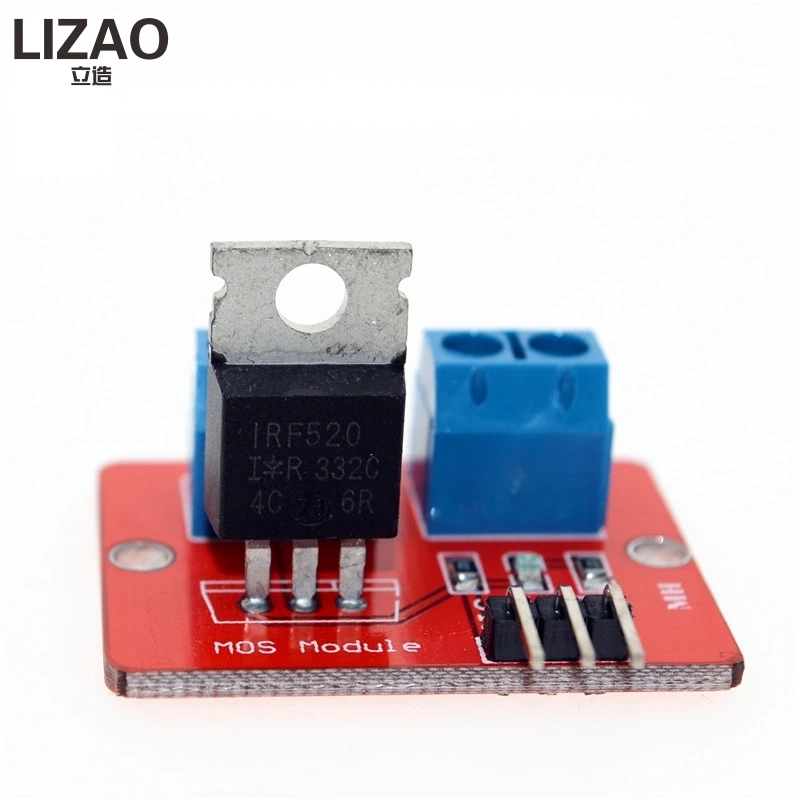 Верхняя кнопка Mosfet 0 24 В модуль драйвера MOS IRF520 для Arduino MCU ARM Raspberry pi|Интегральные