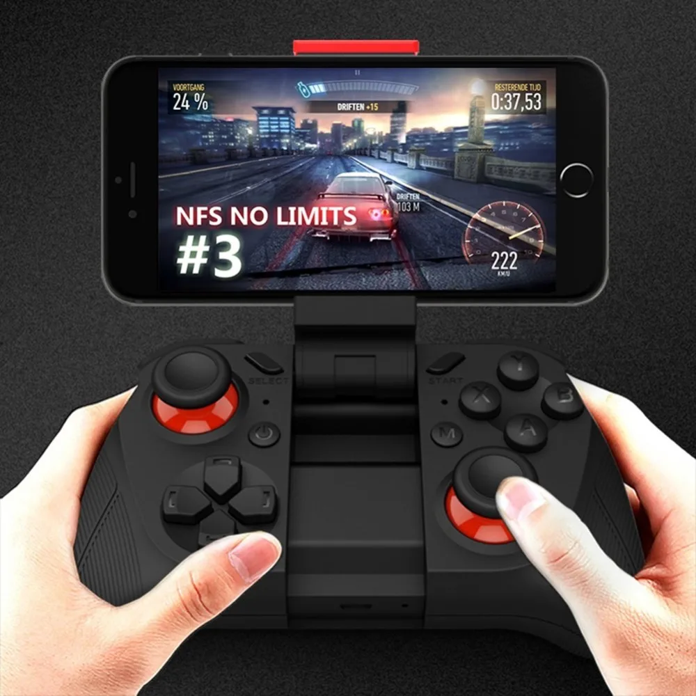  Double rocker Smartphone Game Controller Wireless Bluetooth Phone Gamepad Joystick for Android Phone/Pad/Android Tablet PC TV 