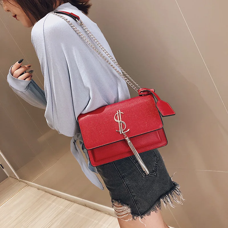 

European women's handbag Korean version fragrance diamond chain handbag brand small YL designer bags famous brand women bags