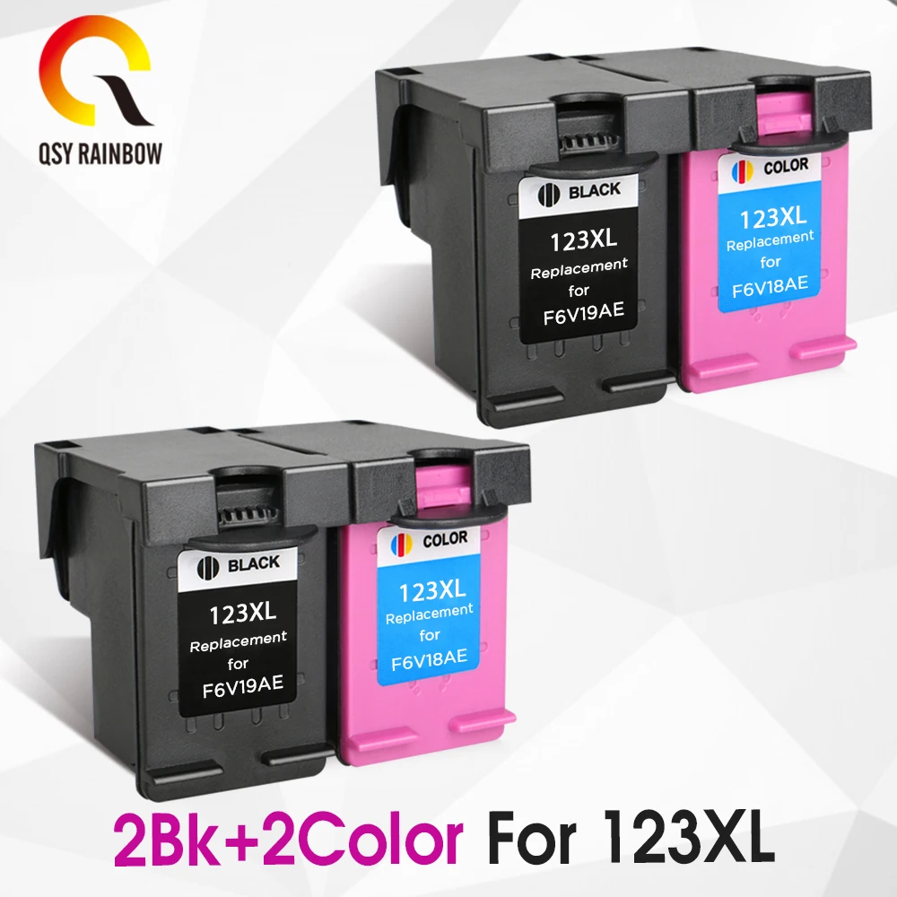 

CMYK SUPPLIES 123 Ink Cartridges Refilled Replacement for HP 123xl 123 XL for Deskjet 1110 2130 2132 2133 3630 3632 3638 3830