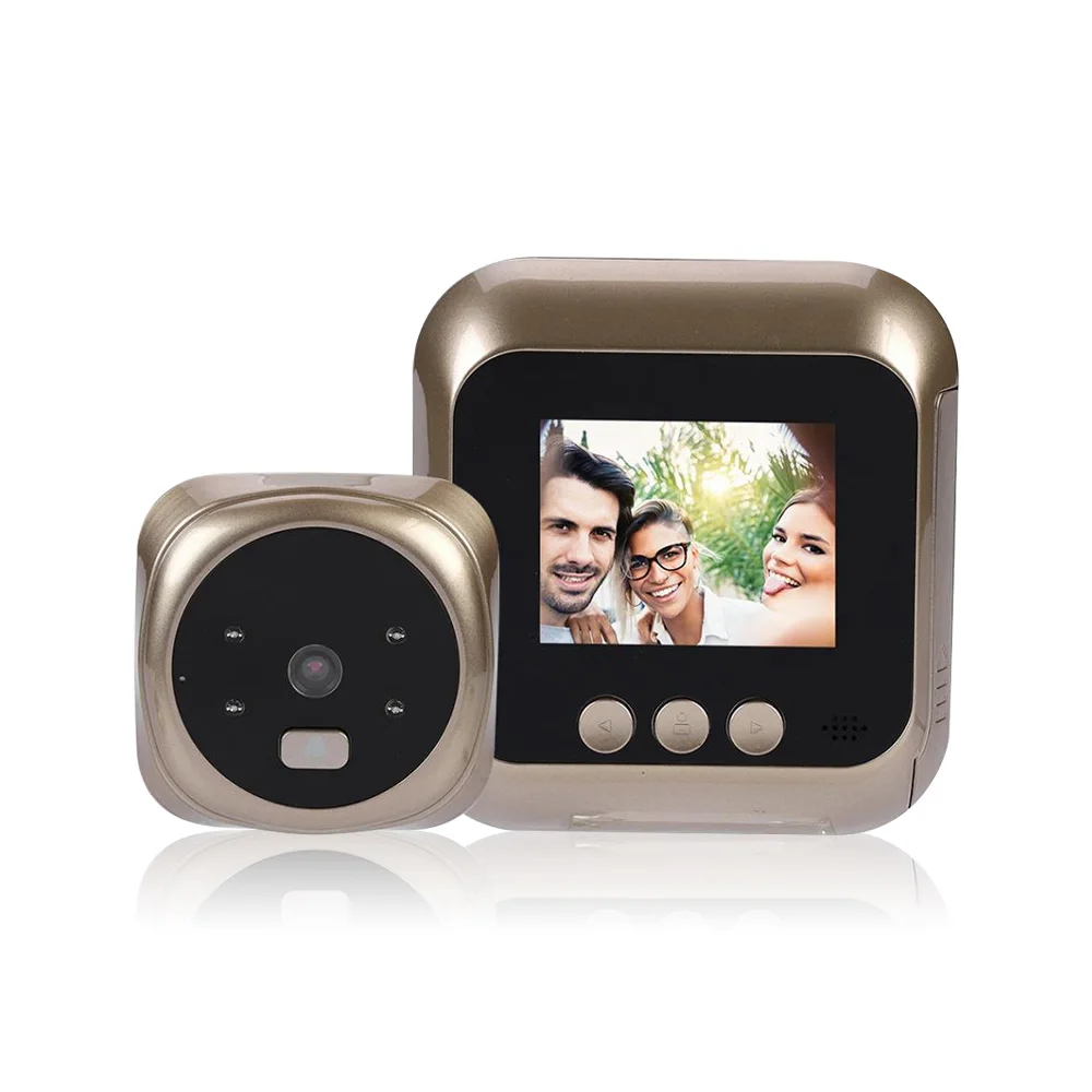 

Digital LCD 2.4‘’ Video Doorbell Camera Peephole Viewer Door Eye Monitoring Camera 135 Degree Outdoor Door bell Night Vision