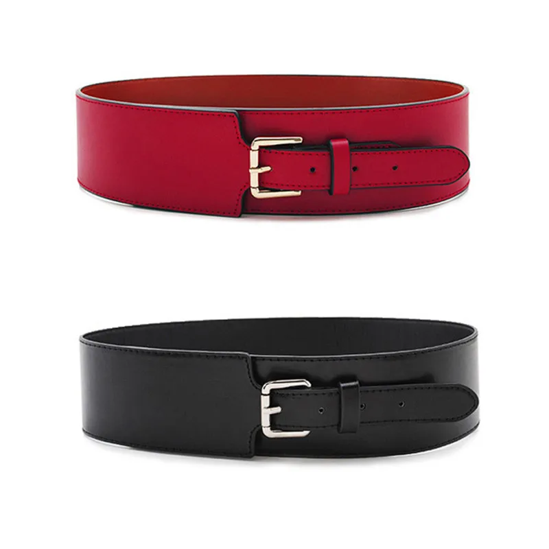 New Popular Free shipping Fashion cummerbund Leather Wide Waist Belts