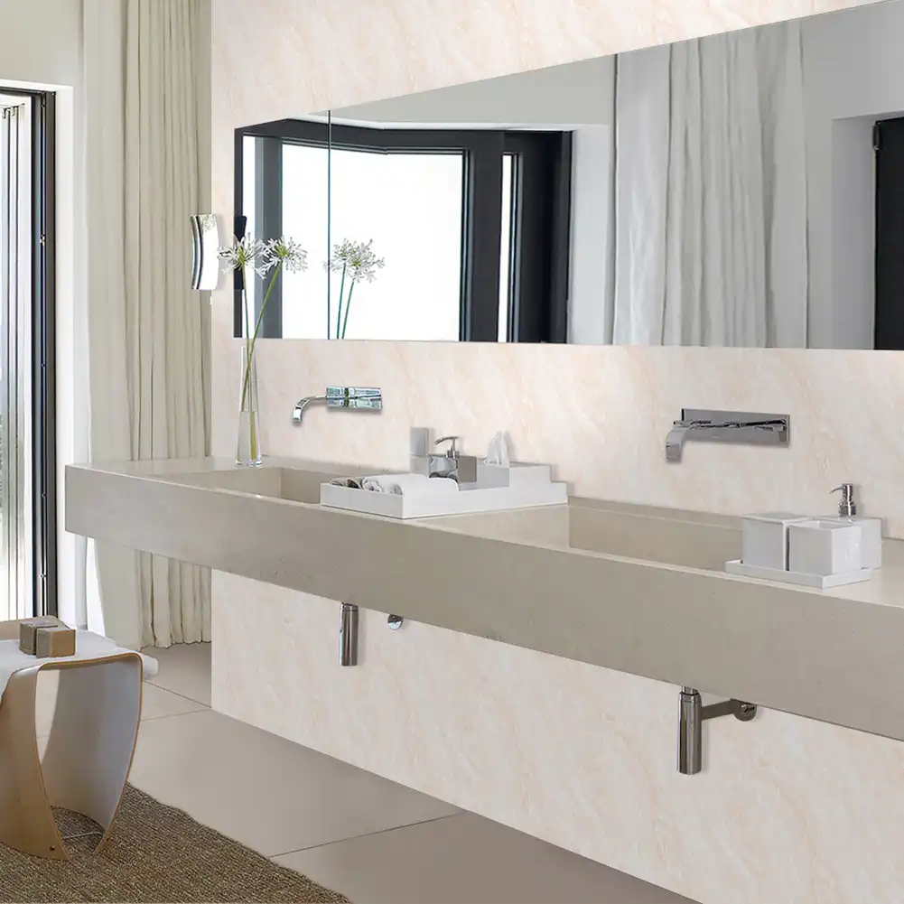 0 6x3m Waterproof Pvc Fake Marble Floor Tiles Stickers Mildewproof Wall Sticker Kitchen Adhesive Bathroom Toilet Wallpaper