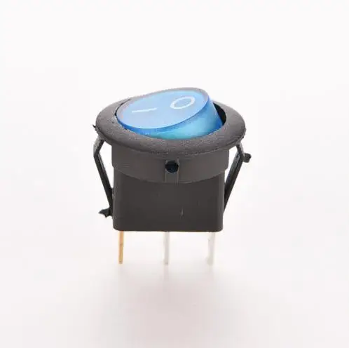 

12V 16A On/Off LED Lighted Round Rocker Switch Car Dash Dashboard Boat Truck Boat Home Blue