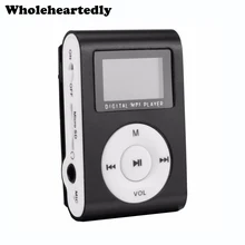 Модная куртка с надписью «Mini MP3 плеер зажим ЖК-экран с USB Поддержка для 32 ГБ карта Micro SD может использоваться как кард-ридер