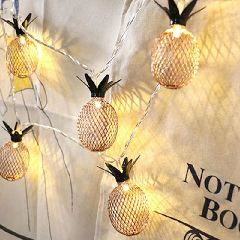 Led Light String Pineapple Lamp Strings10203040LEDs Fairy String Lamp Waterproof Battery Operated Xmas Party Lighting (11)
