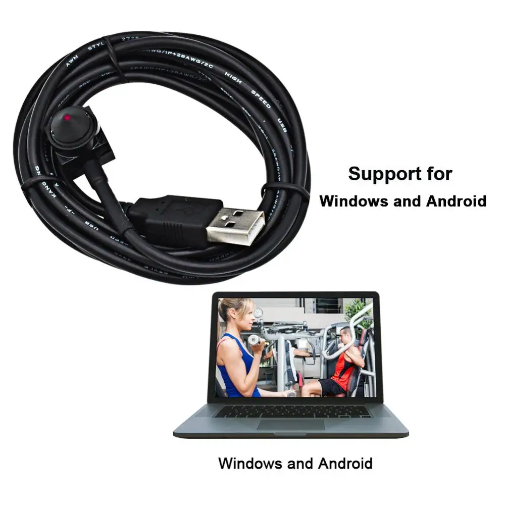 Full HD1080P USB камера с 3 7 мм/2 8 мм объектив широкоугольный мини CCTV веб камера|Камеры