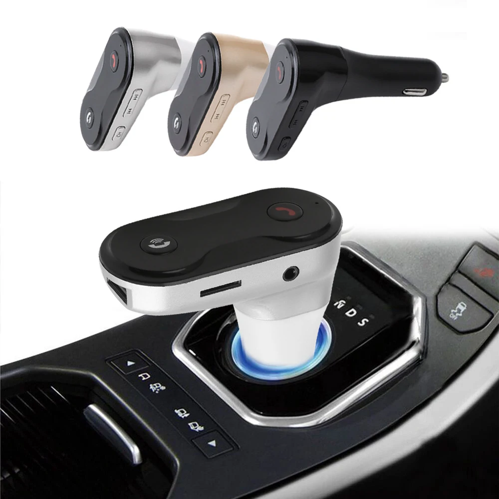 Hands Free Беспроводной Bluetooth FM передатчик+ AUX модулятор C8 Car Kit Музыка Мини MP3 плеер TF SD USB ЖК-дисплей Прямая