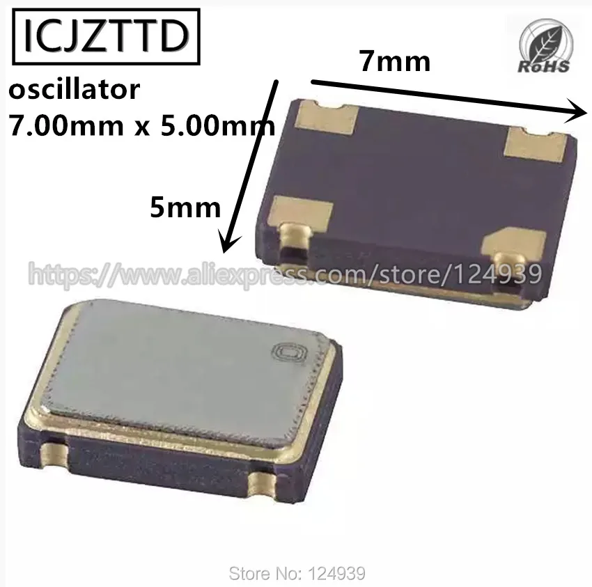

10PCS 11.2896MHZ 11.2896M 3.3V 5V Original 5070 4P OSC 14.7456MHZ 14.7456M 14.7456 22.1184MHZ 22.1184M 22.1184 7.00*5.00mm 5*7