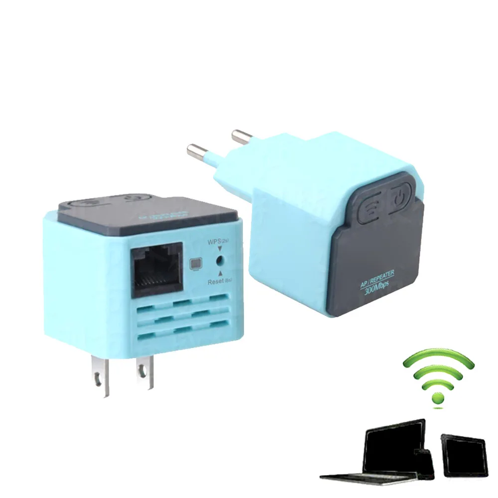 

300Mbps Wireless WiFi Repeater 2.4Ghz AP Router 802.11N Wi-fi Signal Amplifier Range Extender Booster