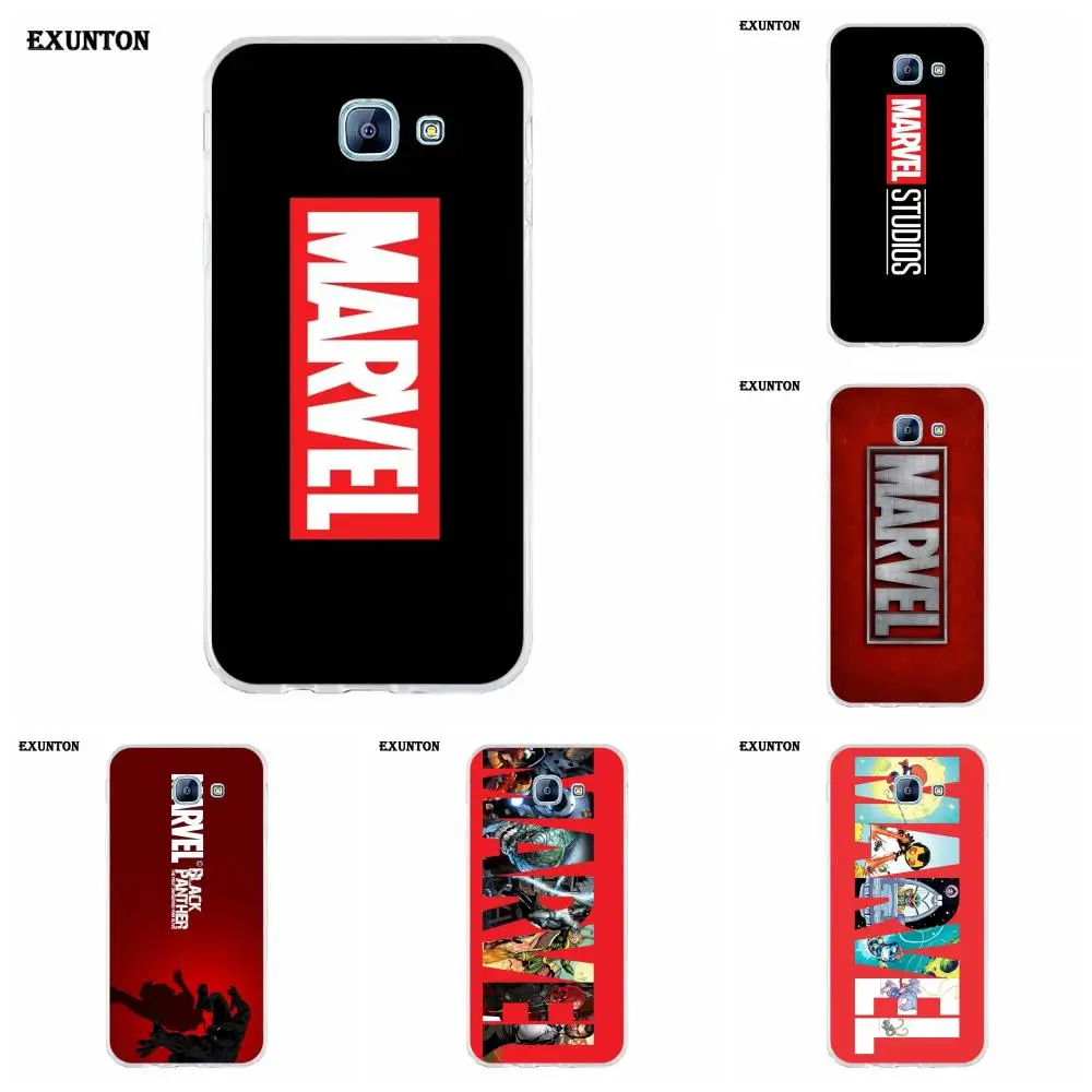 

For Huawei P7 P8 P9 P10 P20 P30 Lite Mini Plus Pro 2017 2018 2019 Soft TPU Hotsales For Marvel Red Logo
