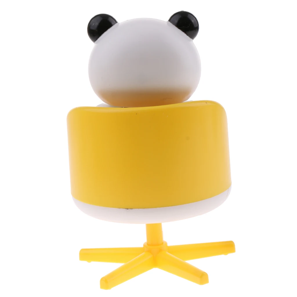 Adorable Plastic Solar Powered Toys Noding Head Figurine Model Home Car Ornament Panda Novelty Gag Toys for Kids Birthday Gift