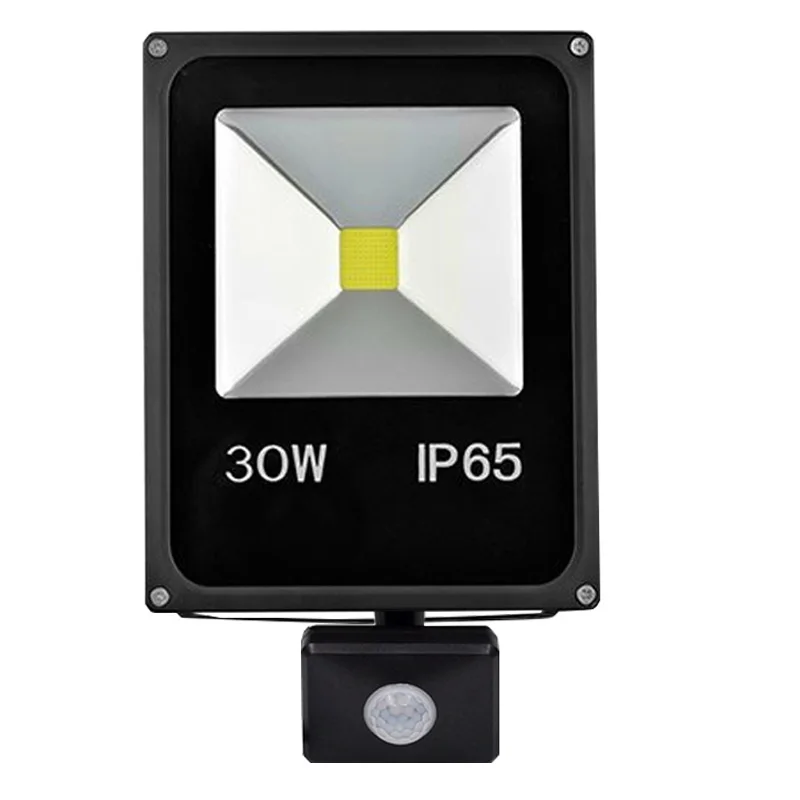 

IP65 Detective Security PIR Induction Floodlight 50w Motion Sensor Led Flood Light 10W 20W 30W Wall Lamps 85-265V